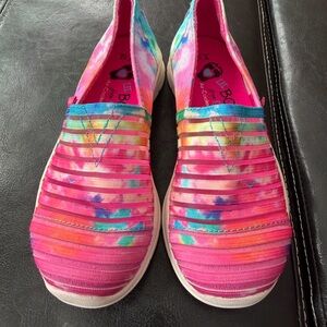 Sketchers Lil Bobs Air-Cooled Memory Foam Slip On Shoes